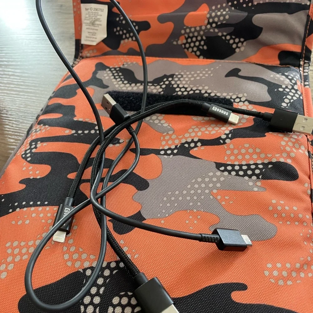 L.L. Bean Ipad Kindle E reader Tablet Padded Camouflage Travel carry Case